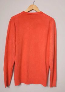 RED TAPE V-Neck Pullover with Ribbed Hems