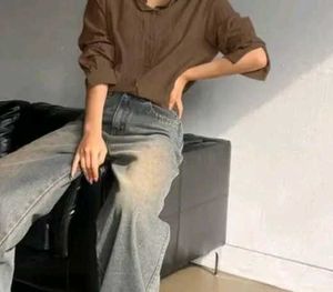 Brown Oversized Shirt