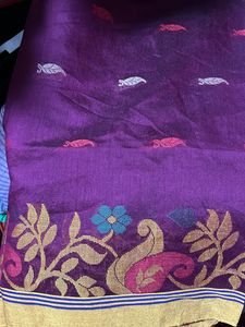 Light Bengal Cotton Handloom Saree