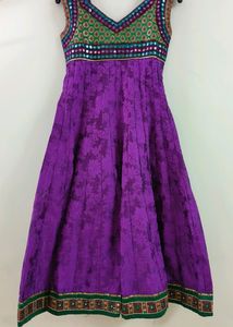 Anarkali in Regal Purple
