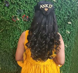 Gold Letter Hair Pins