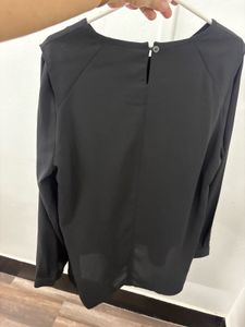 Elegant Black Layered Top