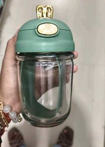 Cute Bunny Lid Glass Jar