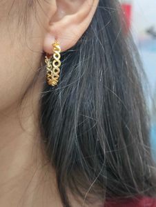Gold Infinity earrings