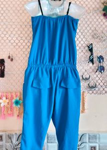 Size S/ M 🎁Buy 2 Get 1 Free 🎁Blue Jumpsuit