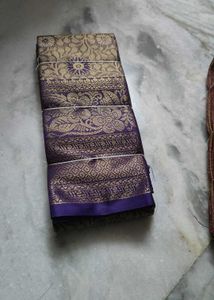 Elegant Purple Saree