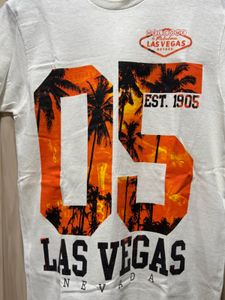 Delta Pro Weight White Los Vegas Graphic TShirt