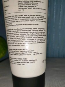 Minimalist Sunscreen SPF 50 PA++++ (50% Left)
