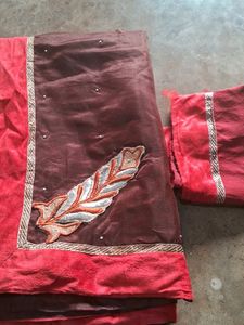 Saari With Attached Blouse