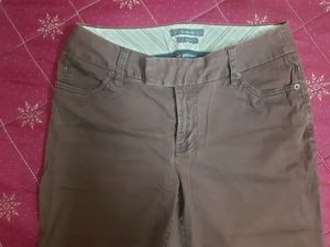 Brown Flared Pants