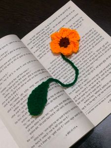 Crochet Flower Bookmark