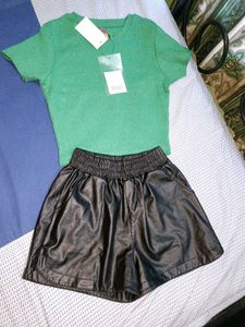 Green Crop Top 🎀