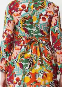 The Dry StatePrinted Fit &amp; Flare Dress From Ajio