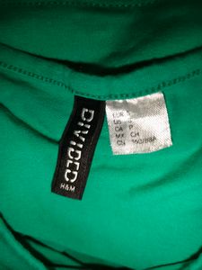 Size Small H&amp;M Green Sports Crop Top