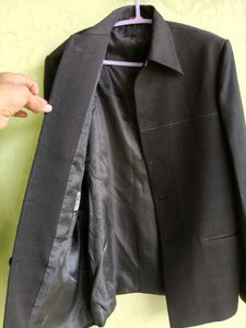 Black Collar Coat For Men&#39;s