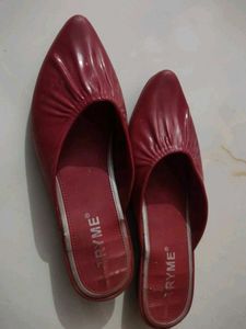TRYME Red Casual Shoes