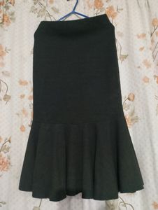 Skirt Green In Color
