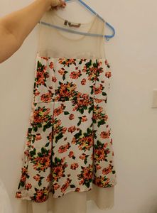Ginger By Lifestyle Floral Print Flared Dress