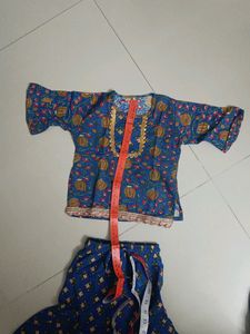 Price Drop- Traditional Sharara Set For Baby Girl