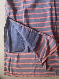 Striped Midi Skirt