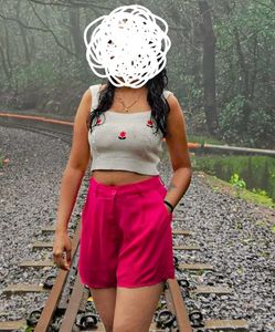 Floral Knit Crop Top