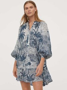 H&M Tropical Print Dress