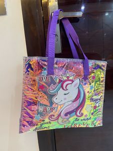 Unicorn Holographic Tote Bag