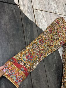 Elegant Paisley Print Ethnic Gown set