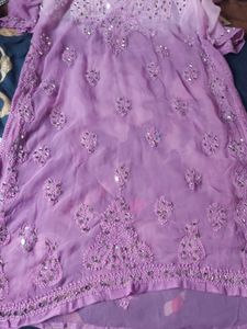 Chikankari Kurtha With Lining