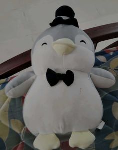 Adorable Penguin Plush with Bow Tie
