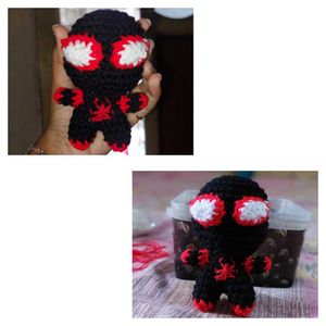 Handmade Crochet Miles Morales Plush