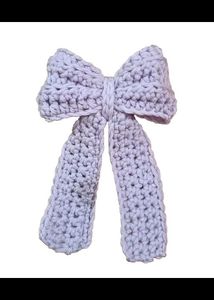 A Beautiful Crochet Hair Bow