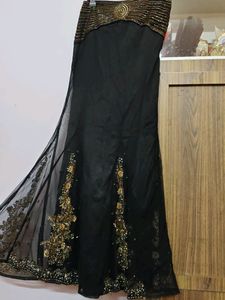 Black Party Wear Lehenga Choli