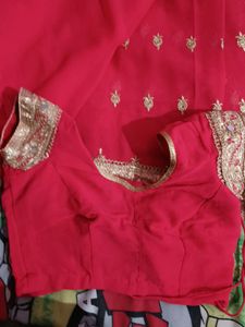 Pink Saree