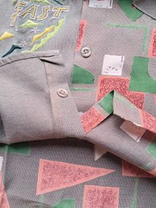Unique Abstract Button-Down Shirt