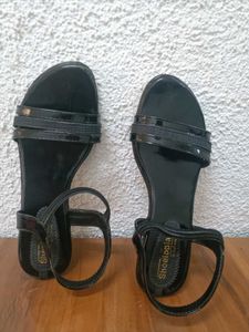 Black Ankle Strap Sandals