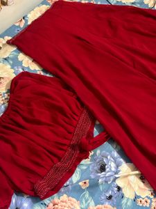 Red Co Ord Set