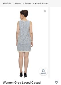 Allen Solly White Dress