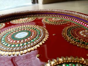 🪔Handmade Stainless Steel Pooja Thali Set🪔