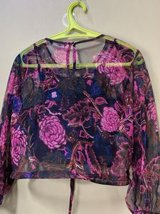Floral Sheer Top