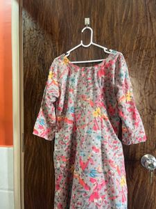 42 bust Floral Print Kurta for women