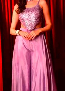 Crop Top Pant And Dupatta