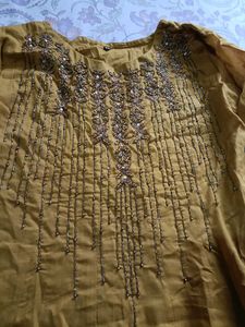 Elegant Mustard Kurta set