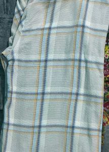 Plaid Button-Down Shirt