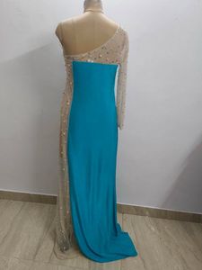 Elegant Teal Maxi Dress