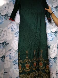 Green And Red Kurti