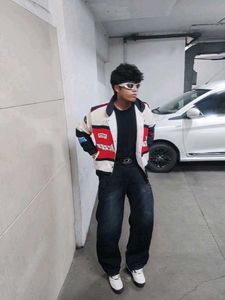 Y2k Blackair Racing Jacket