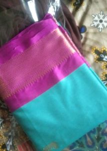 Paithani Silk Saree With Peacock Butta