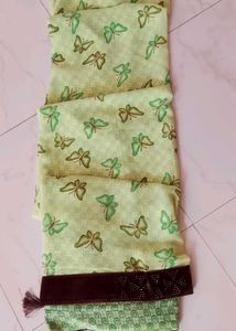 Butterfly Print Saree