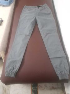 Striped Benetion T-Shirt and dark grey trouser